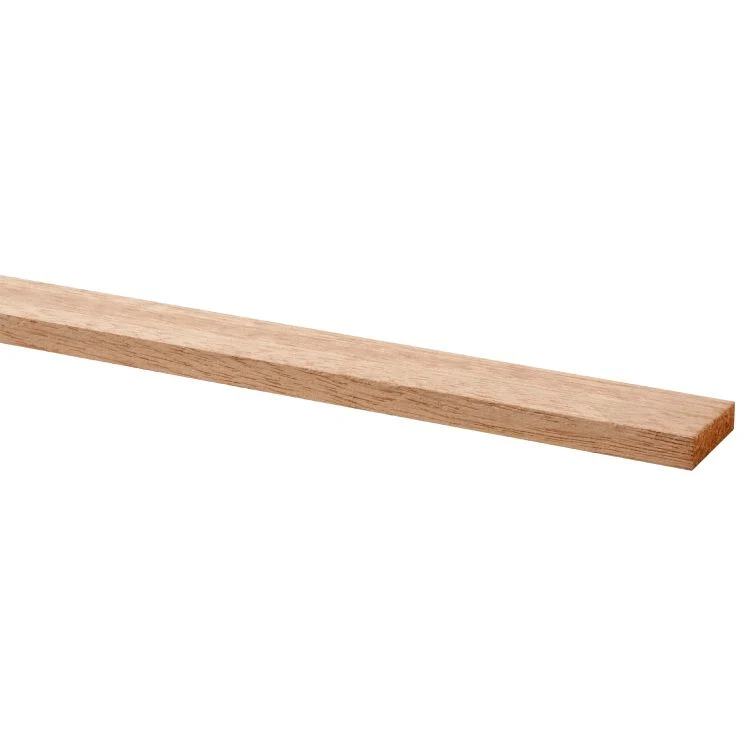 Schaaflat hardhout 9x28mm 2,7m