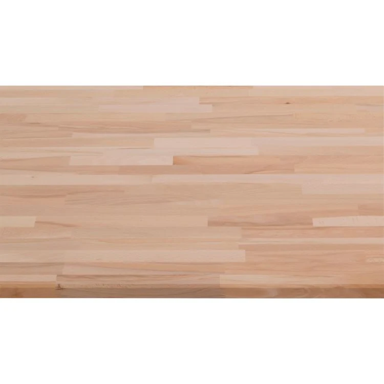 Werkblad massief beuken 26mm 200x80cm