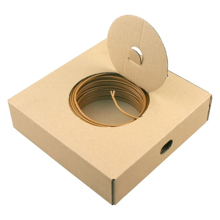 Installatiedraad vd 2,5 qm bruin 5m