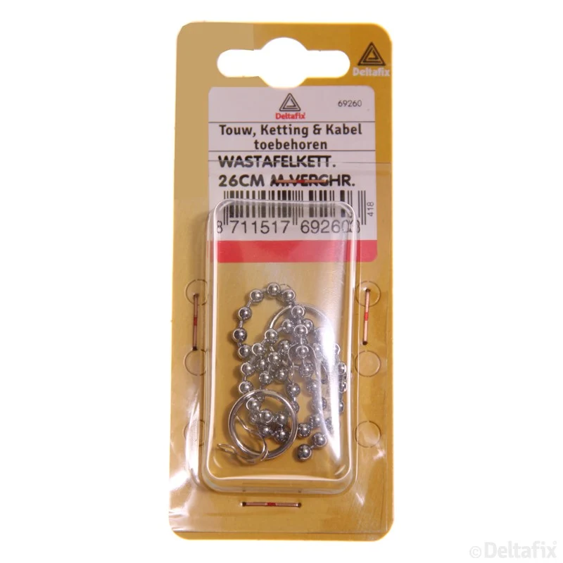 Deltafix wastafelketting 26cm