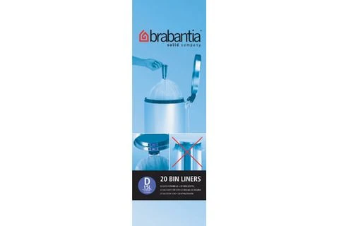 Brabantia afvalzak D met trekband 15L 20st