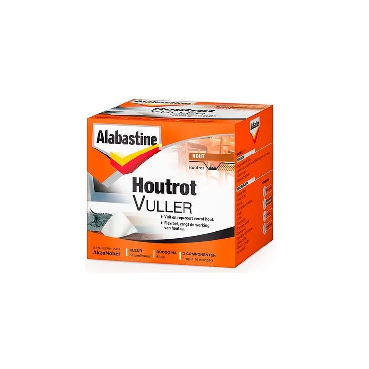 Alabastine houtrotvuller naturel, vuren 1kg