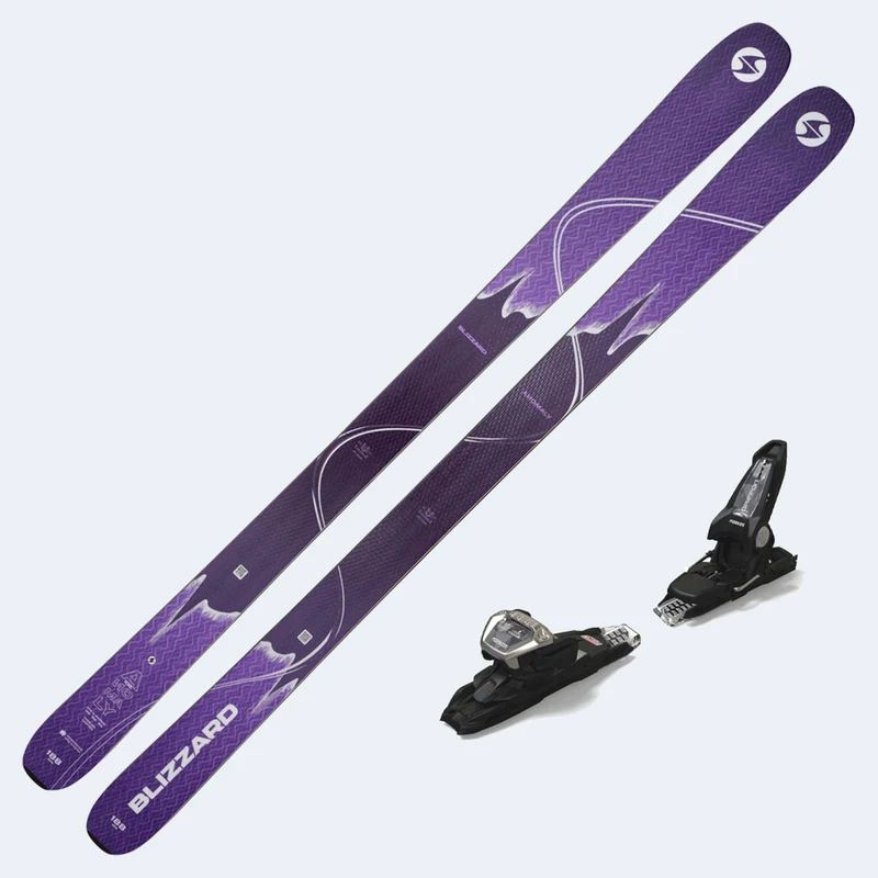 2025 Blizzard Anomaly 102 Demo Skis w/ Griffon Demo Bindings