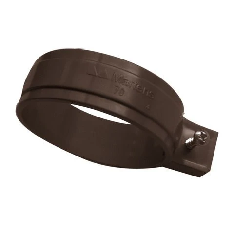 Martens ophangbuisbeugel 60mm kunststof bruin