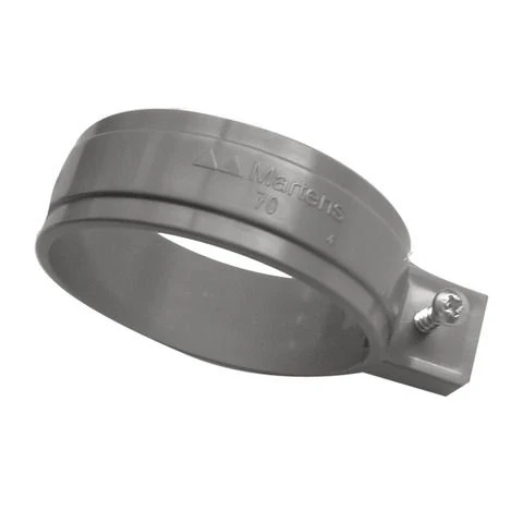 Martens ophangbuisbeugel 60mm kunststof grijs
