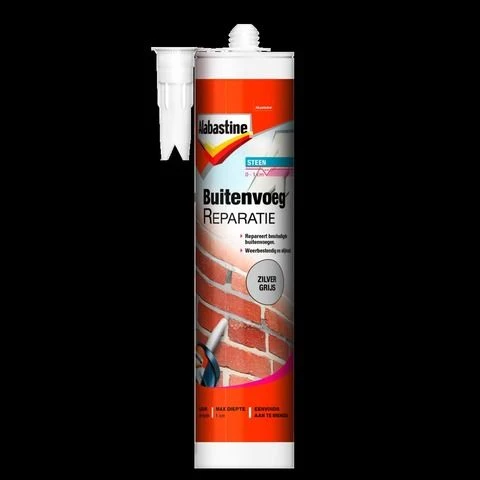 Alabastine buitenvoegreparatie zilvergrijs 310ml