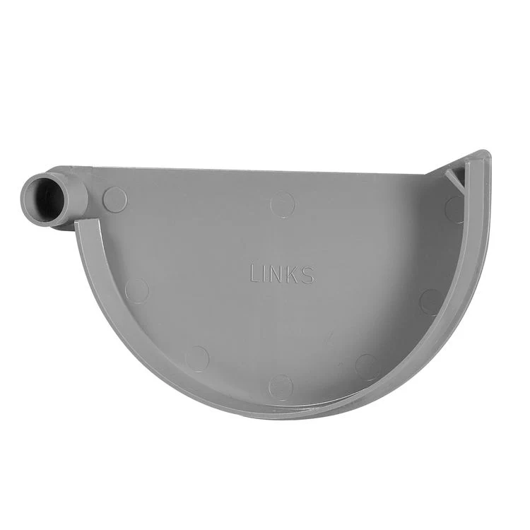 Kraalgooteindstuk links 125mm