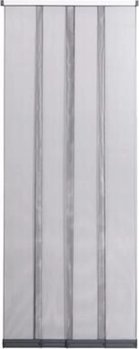Hamstra deurhor lamellen zwart 235x95cm