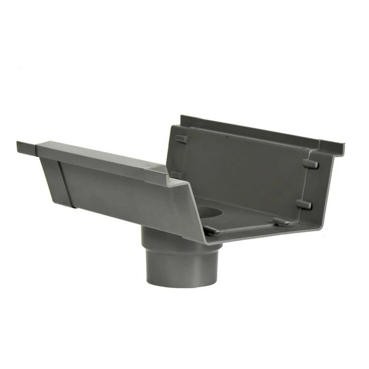 Martens bakgoot lijmuitloop grijs PVC Ø125mm