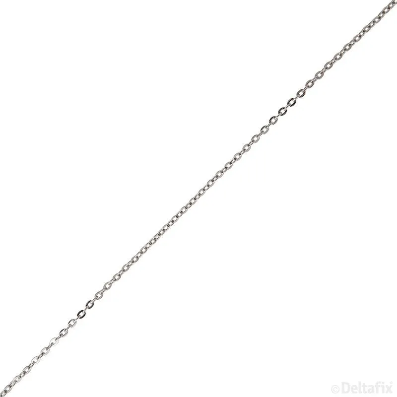 Deltafix forcaketting 1mm vernikkeld metaal per meter