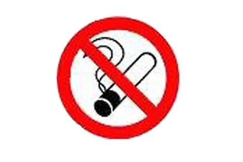 Pickup pictogram verboden te roken zelfklevend Ø150mm