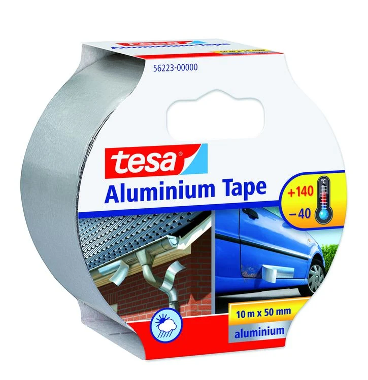 Tesa reparatietape zilver 50mm 10m