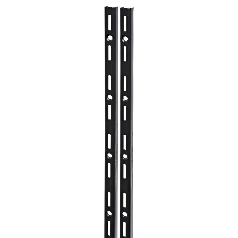 Duraline f-railset enkel staal zwart 150cm 2st