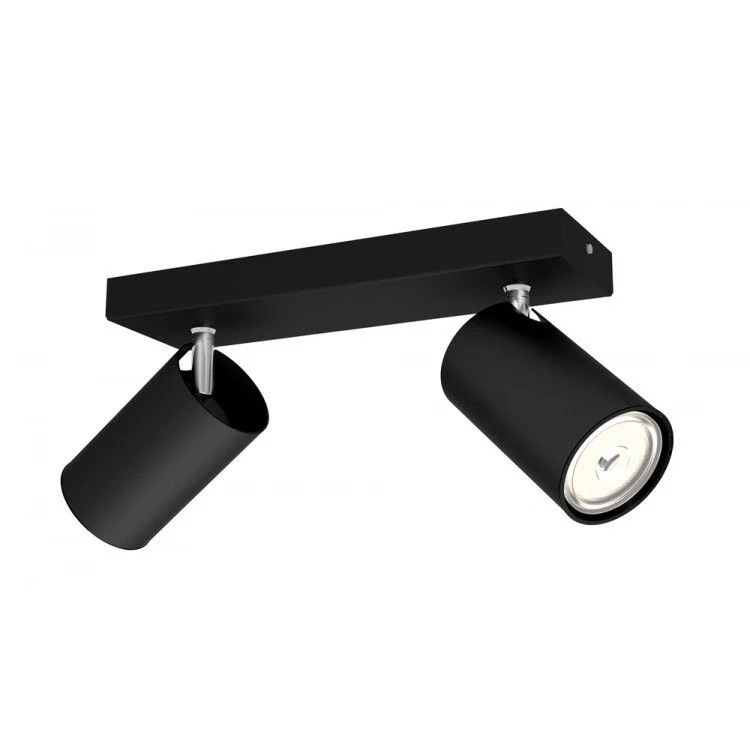 Philips myLiving LED Kosipo 2-lichts plafondlamp dimbaar zwart