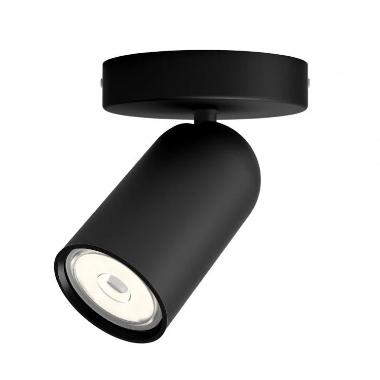 Philips myLiving LED Pongee 1-lichts plafondlamp dimbaar zwart
