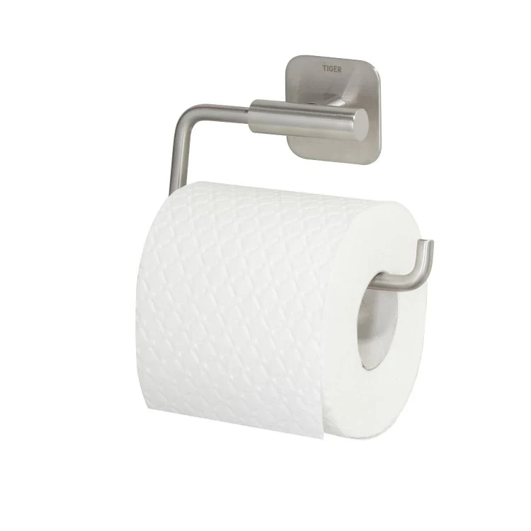 Tiger Colar toiletrolhouder enkel RVS geborsteld