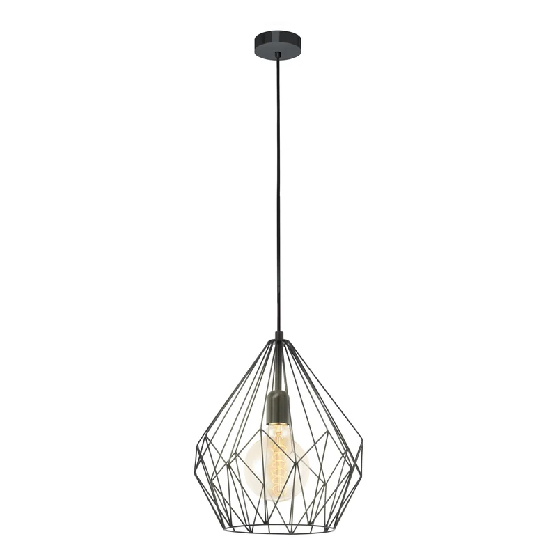 Eglo hanglamp Carlton Ø31cm zwart