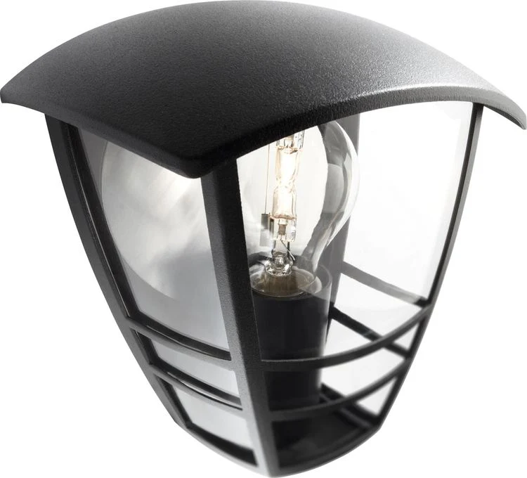 Philips myGarden LED buiten wandlamp Creek zwart aluminium