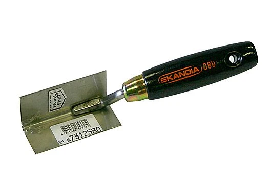 Skandia binnenhoektroffel RVS 80mm