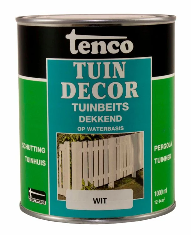 Tenco Tuindecor tuinbeits wit 1L