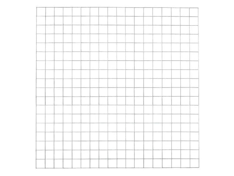 Basel gaaspaneel vierkant maas 10cm zilver 180x180cm