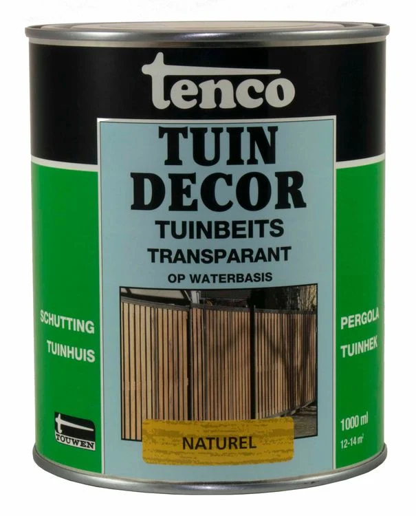 Tenco Tuindecor tuinbeits zijdemat naturel 1L