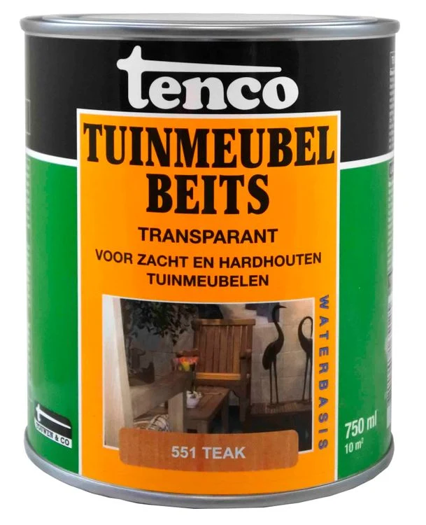 Tenco Tuinmeubelbeits zijdeglans teak 750 ml