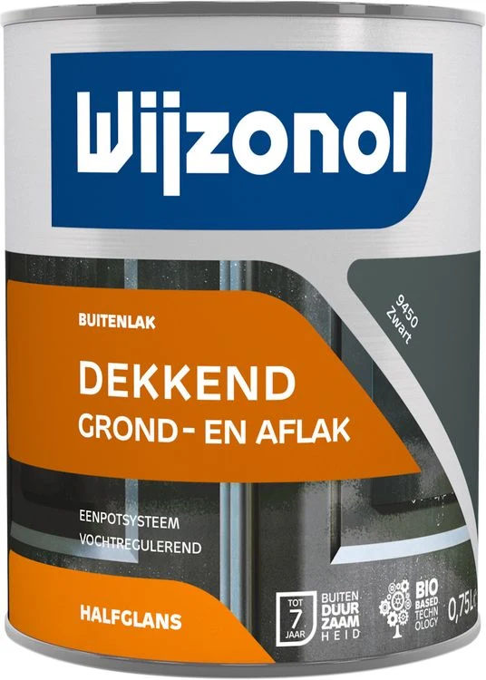 Wijzonol RM lak halfglans 9450 zwart 750ml