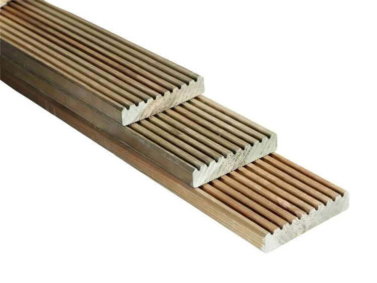 Vlonderplank celfix naaldhout geprofileerd 2-zijdig 2,8x14,5x360cm