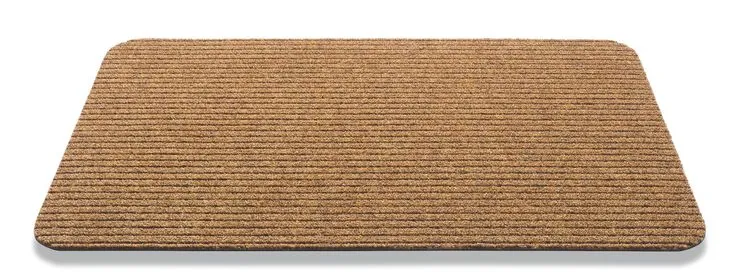 Hamat schoonloopmat Naaldvilt sand 50x80cm