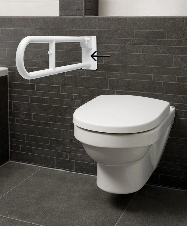 Secu Secucare toiletbeugel inklapbaar 70cm wit
