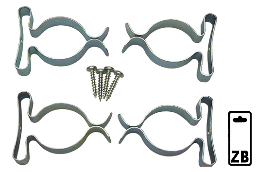Skandia gereedschapsklem 28mm 4 stuks
