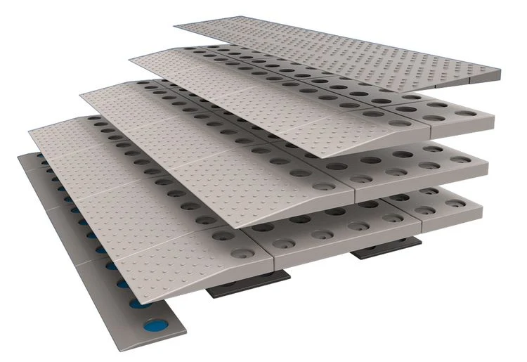 SecuCare drempelhulp zilver 84x7,2cm