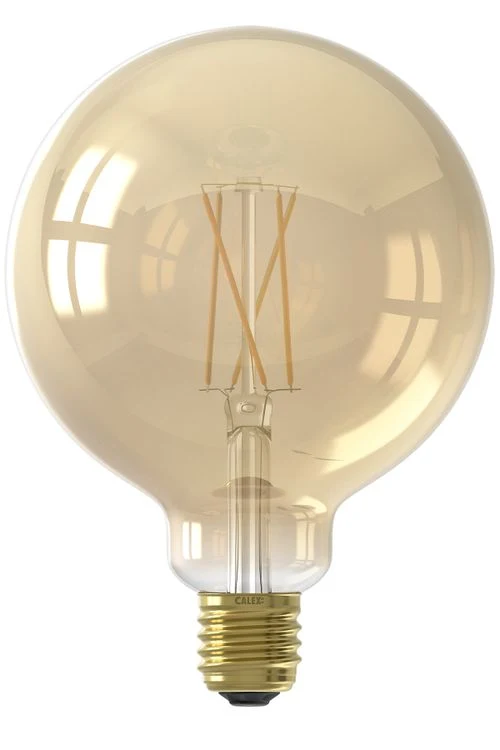 Calex Smart LED filament globe E27 7W goud