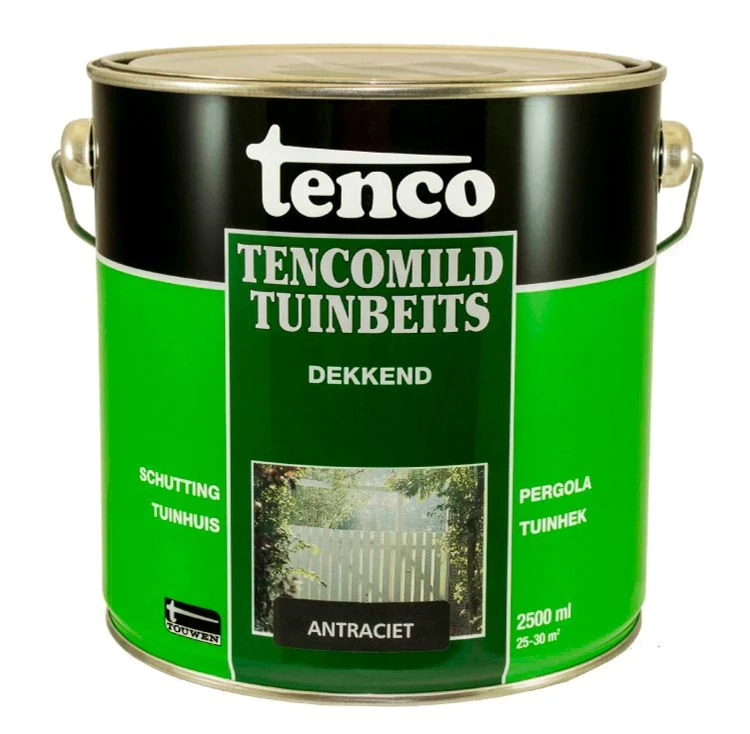Tenco Tencomild tuinbeits halfglans antraciet 2,5L