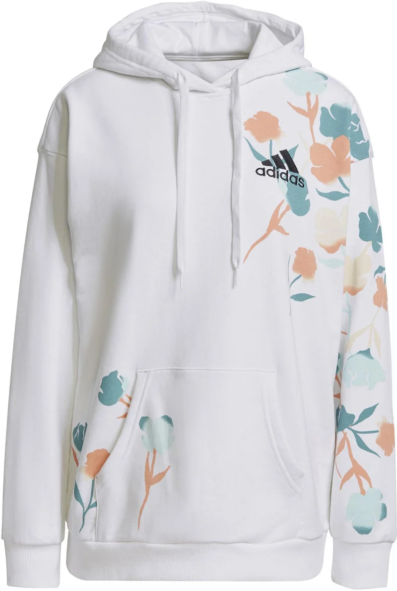 FLORAL HOODIE női kapucnis pulóver