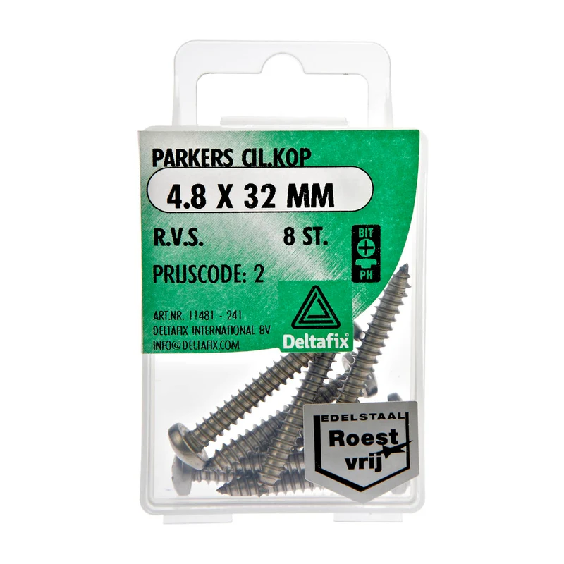 Deltafix plaatschroef cilinderkop 4,2x19mm 16st