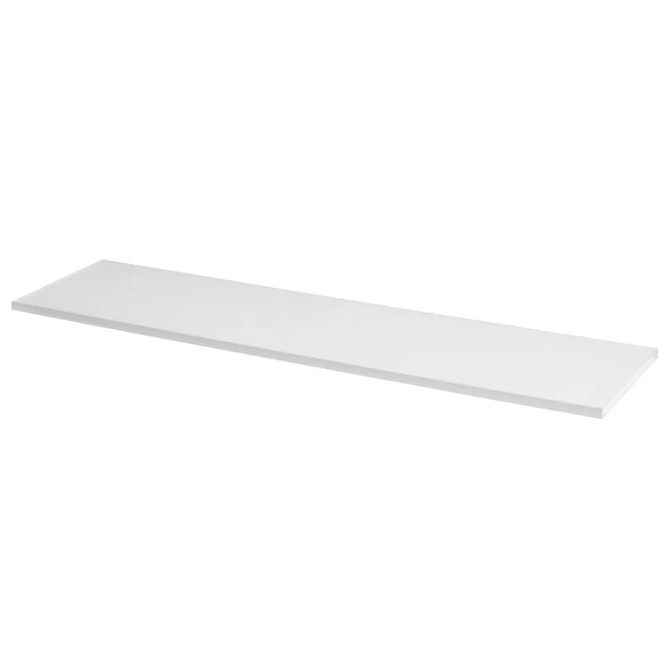 Meubelpaneel spaanplaat 4-zijdige kantafwerking wit 1,8cm 120x30cm