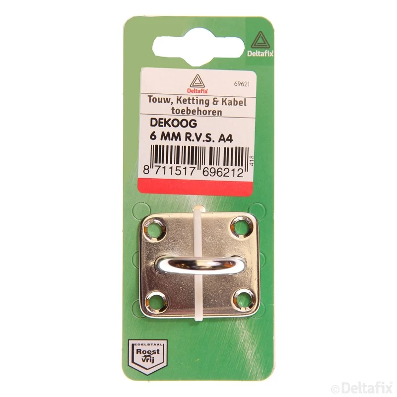 Deltafix dekoog RVS 6mm