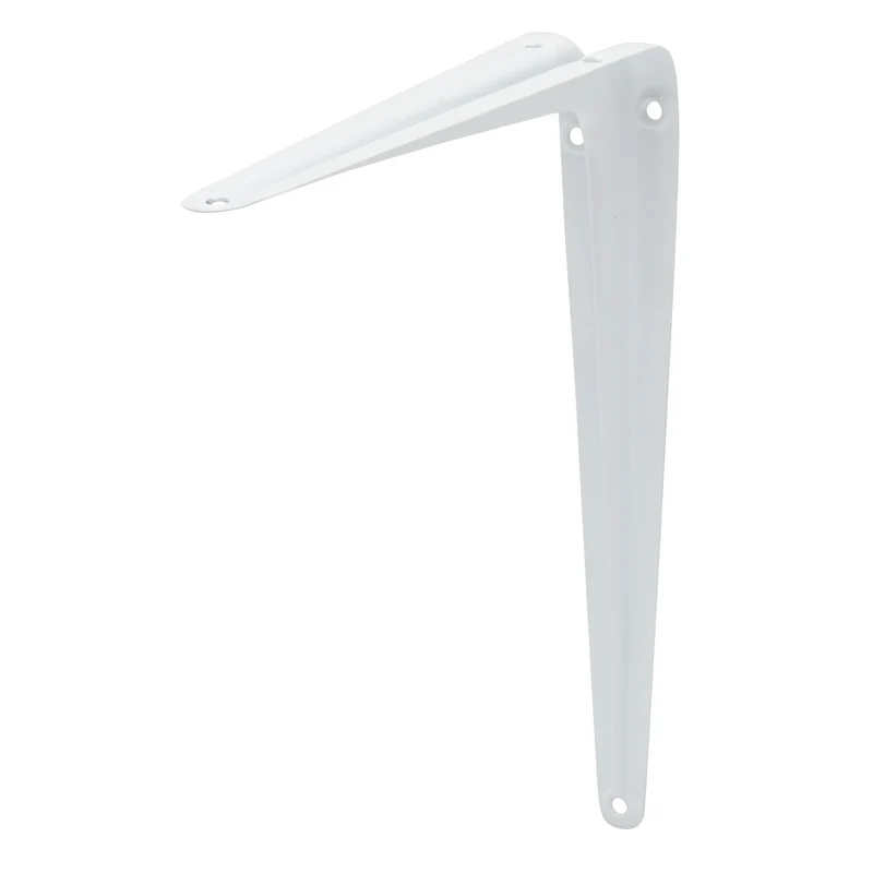 Duraline plankdrager M6 enkel staal wit 25x20cm