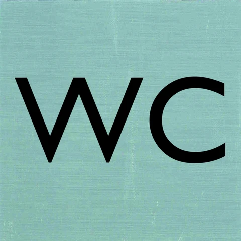 Pickup pictogram wc aluminium 80x80mm
