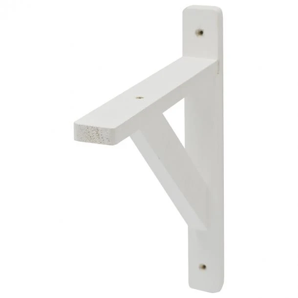 Duraline plankdrager enkel hout wit 20x25cm