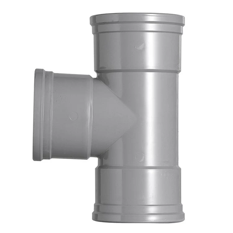 Martens PVC T-stuk 87º 125mm grijs