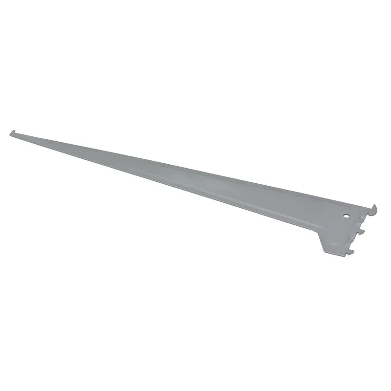 Duraline wandrailbeugel enkel staal mat zilver 60cm