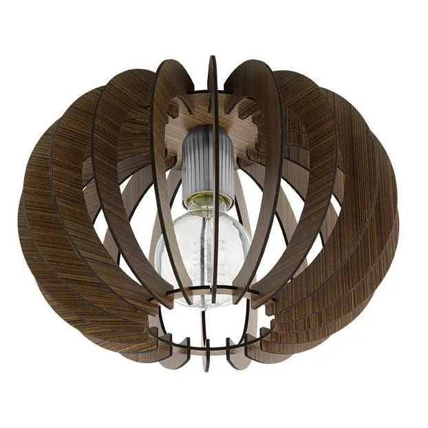 Eglo plafondlamp Stellato Ø40cm bruin