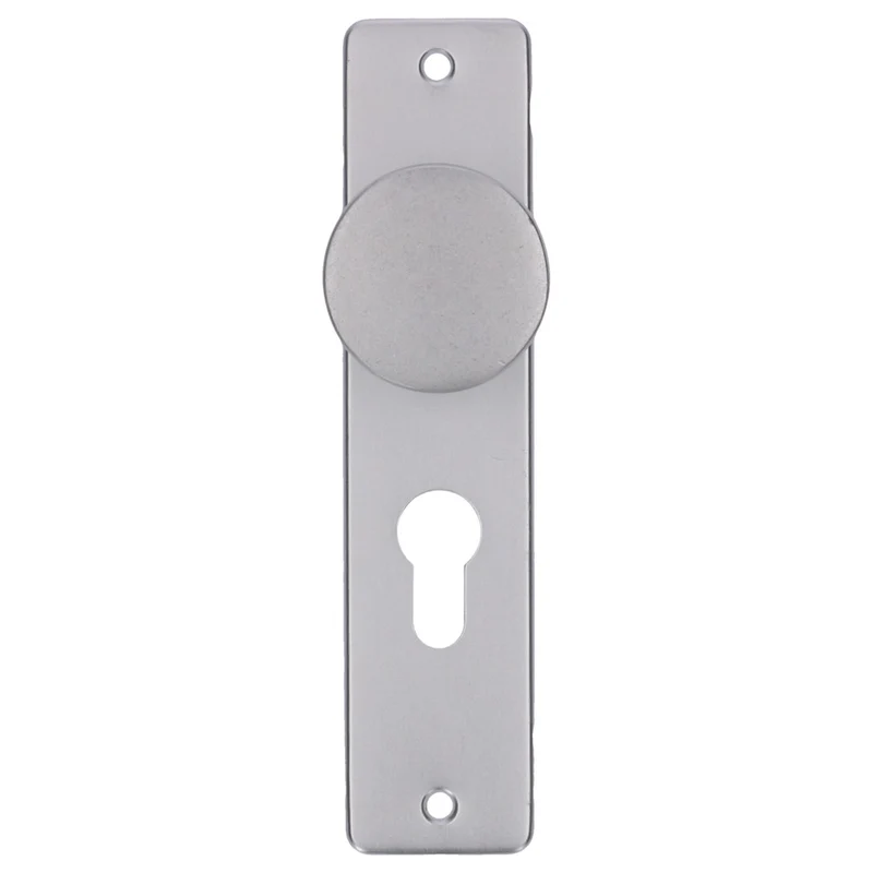 S2 BBW180/41H binnendeursbeslag met sleutelgat naturel aluminium