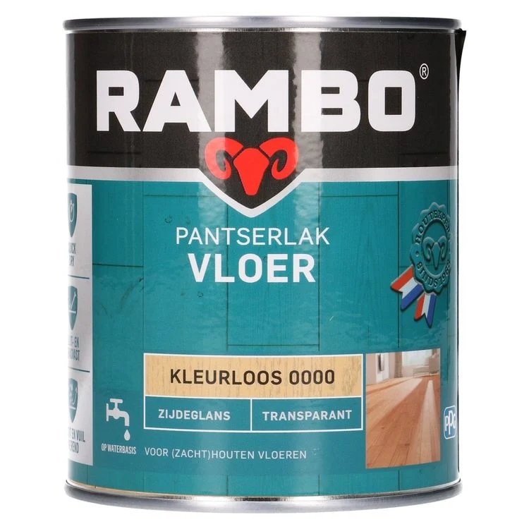 Rambo Pantserlak zijdeglans vloer 750ml