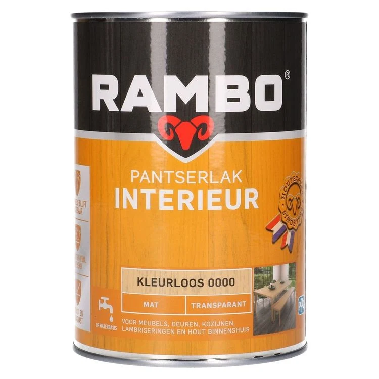 Rambo Pantserlak mat interieur 1,25l
