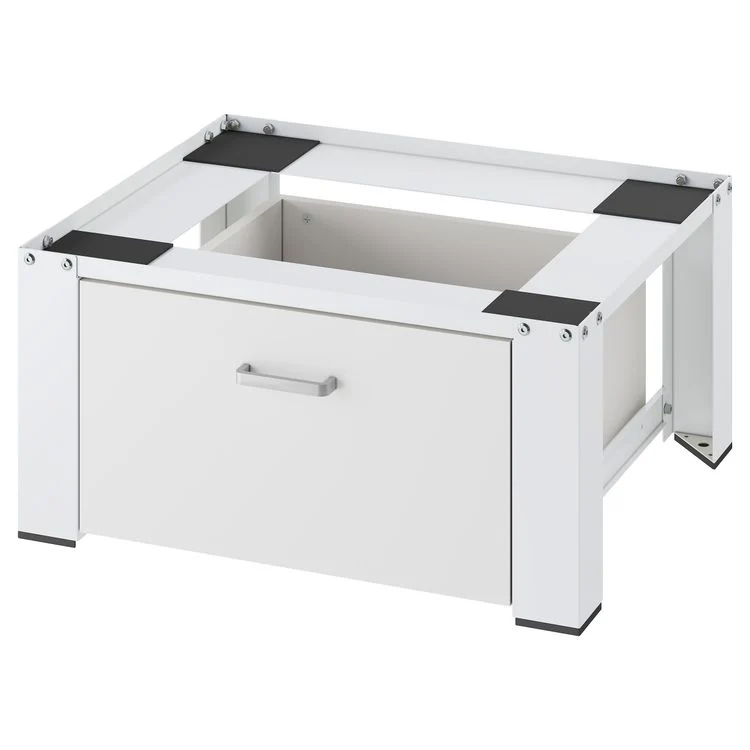 Nedco wasmachine verhoger met lade wit 61x55x30cm