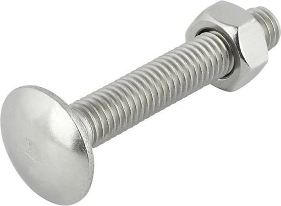 Deltafix slotbout RVS M6x60mm